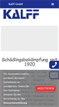 Mobile Screenshot of kalff.de